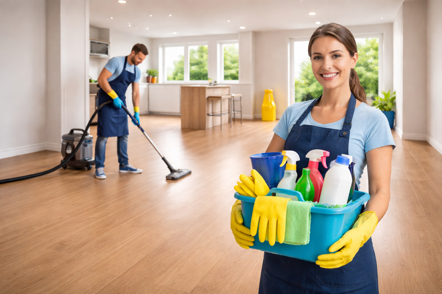 Professional move-out cleaning services in Butte County preparing an empty home for new occupants