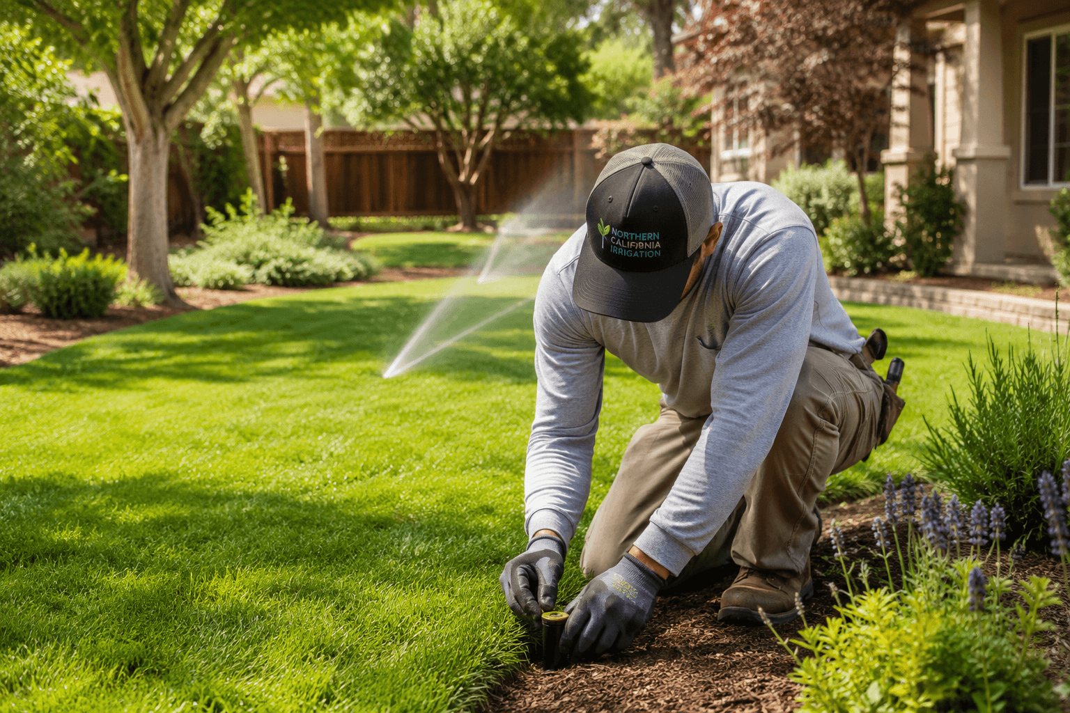 Irrigation repair and installation in Chico CA — Inside Out Landscaping and Janitorial serving Butte County